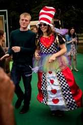 Alice in Wonderland Festival Rave Wedding Red Dress 47