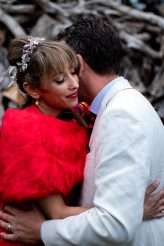 Alice in Wonderland Festival Rave Wedding Red Dress 54