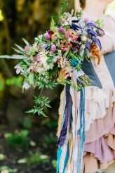 Artistic, Colourful, Botanical, Whimsical Wedding with Rabbits 14