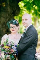 Artistic, Colourful, Botanical, Whimsical Wedding with Rabbits 16