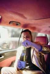 Intimate Las Vegas Wedding with a Black Dress & Neon Green Veil! (3)