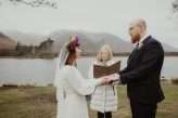 Intimate Wedding by Loch Awe with the Bride in a £25 Thrift Store Dress! (13)