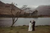 Intimate Wedding by Loch Awe with the Bride in a £25 Thrift Store Dress! (18)