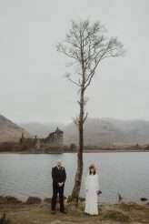 Intimate Wedding by Loch Awe with the Bride in a £25 Thrift Store Dress! (20)