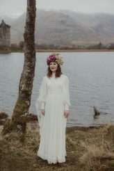 Intimate Wedding by Loch Awe with the Bride in a £25 Thrift Store Dress! (21)