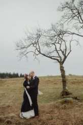 Intimate Wedding by Loch Awe with the Bride in a £25 Thrift Store Dress! (27)