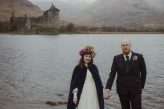 Intimate Wedding by Loch Awe with the Bride in a £25 Thrift Store Dress! (29)