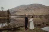 Intimate Wedding by Loch Awe with the Bride in a £25 Thrift Store Dress! (36)
