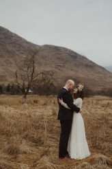 Intimate Wedding by Loch Awe with the Bride in a £25 Thrift Store Dress! (40)