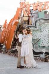 Laid Back Las Vegas Wedding with a Neon Graveyard Ceremony & Pizza Reception (13)