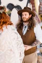 Laid Back Las Vegas Wedding with a Neon Graveyard Ceremony & Pizza Reception (2)