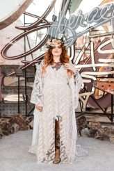 Laid Back Las Vegas Wedding with a Neon Graveyard Ceremony & Pizza Reception (20)