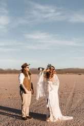 Laid Back Las Vegas Wedding with a Neon Graveyard Ceremony & Pizza Reception (23)