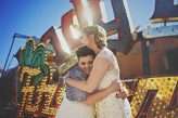 Las Vegas Elopement with a Neon Museum Ceremony & a Ghost Town Photo Shoot! (10)