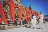 Las Vegas Elopement with a Neon Museum Ceremony & a Ghost Town Photo Shoot! (14)