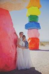 Las Vegas Elopement with a Neon Museum Ceremony & a Ghost Town Photo Shoot! (26)