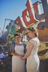 Las Vegas Elopement with a Neon Museum Ceremony & a Ghost Town Photo Shoot! (6)