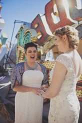 Las Vegas Elopement with a Neon Museum Ceremony & a Ghost Town Photo Shoot! (8)