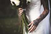 Luxe, Enchanted, Cinderella Story Rainforest Wedding Tattooed Bride 62