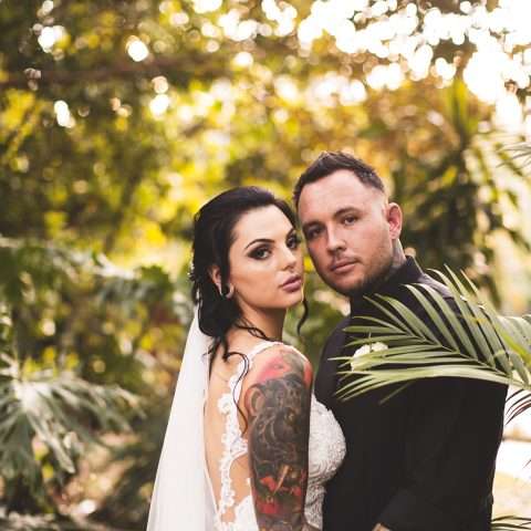 Luxe, Enchanted, Cinderella Story Rainforest Wedding Tattooed Bride 63