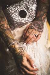 Luxe, Enchanted, Cinderella Story Rainforest Wedding Tattooed Bride 81