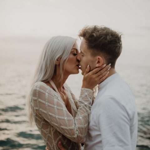 Modern Boho Relaxed Jamaica Beach Elopement 28