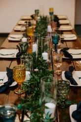 Moody Art Deco Glam Wedding with Dogs 30