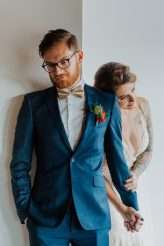 Moody Art Deco Glam Wedding with Dogs 44