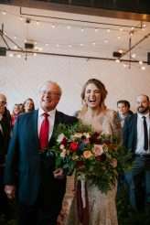 Moody Art Deco Glam Wedding with Dogs 53