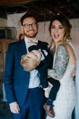 Moody Art Deco Glam Wedding with Dogs 69