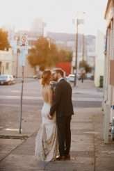 Moody Art Deco Glam Wedding with Dogs 87