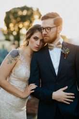 Moody Art Deco Glam Wedding with Dogs 90