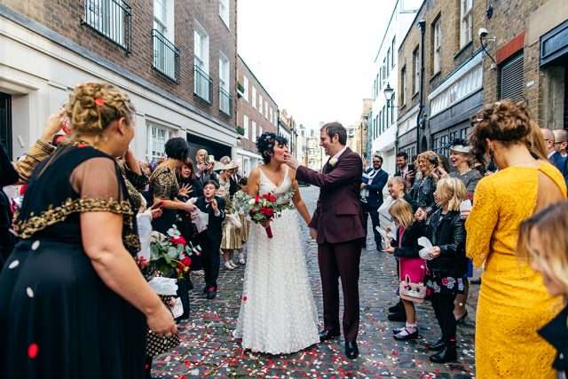 Punk Rock Brit Pop Shepherd s Bush London Wedding 24 Rock N Roll Bride