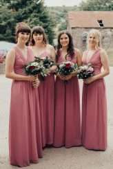 Rustic Welsh Barn Disney Wedding Tattooed Bride 49