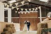 Rustic Welsh Barn Disney Wedding Tattooed Bride 52