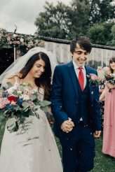 Rustic Welsh Barn Disney Wedding Tattooed Bride 62