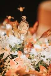 Vintage Train Museum Red Dress Cocktail Hour Wedding 49