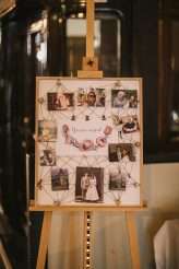 Vintage Train Museum Red Dress Cocktail Hour Wedding 51