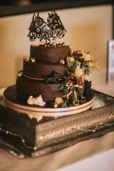 Vintage Train Museum Red Dress Cocktail Hour Wedding 57