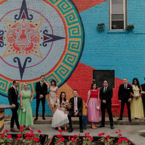 mark & courtney, el club wedding