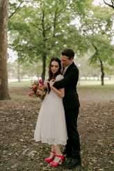 mark & courtney, el club wedding