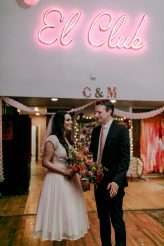 mark & courtney, el club wedding