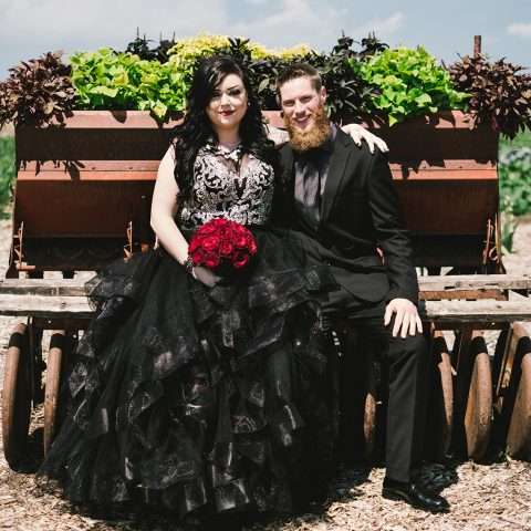 All Black Everything Death Metal Gothic Wedding 24