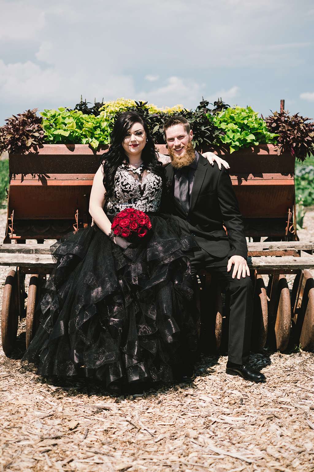 All Black Everything Death Metal Gothic Wedding 24 · Rock n Roll Bride