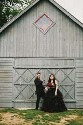All Black Everything Death Metal Gothic Wedding 46