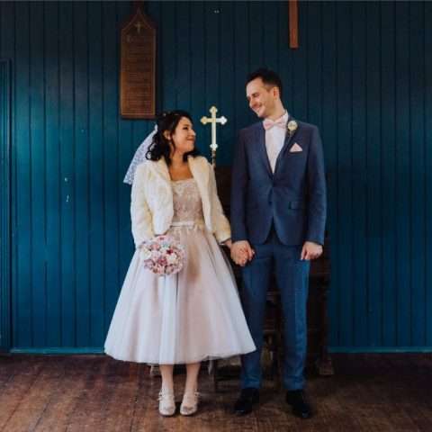 Nineties 90s nostalgia retro toy pink chapel wedding (29)