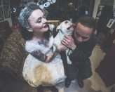 Punk Rock London Wedding Tattoo Shop Reception (32)