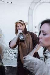 Rock n Roll Las Vegas Elopement with a Discount Universe Dress & a Ring Bear-er! (18)