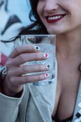 Rock n Roll Las Vegas Elopement with a Discount Universe Dress & a Ring Bear-er! (42)