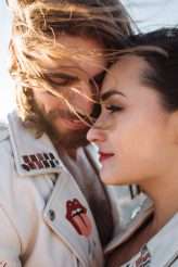 Rock n Roll Las Vegas Elopement with a Discount Universe Dress & a Ring Bear-er! (50)